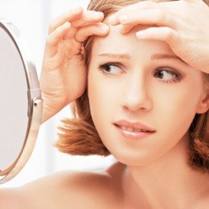 forehead acne